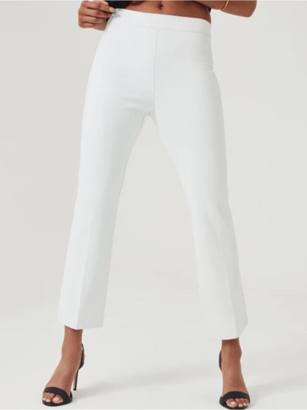 SPANX Classic White On The Go Kick Flare Pants XL